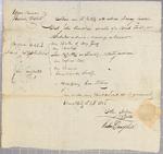 Certificate, boat, John Campbell, 18 October 1816