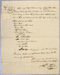 Certificate, boat, John Campbell, 1 October 1816