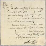 Certificate, sled, John Fearson, 7 February 1817