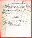 Draft letter, Abraham Wendell to unidentified lightkeeper, 12 Jan 1841