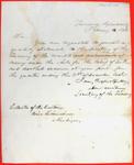 Letter, Levi Woodbury, Treasury Department, 24 February 1841