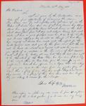 Letter, William A. Burton, Manitou, 23 May 1840