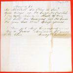 Letter, Henry A. Lamares to A. Wendell, 24 May 1841