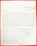 Letter, Stephen Pleasonton to Abraham Wendell, 15 September 1841