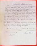 Letter, Zachariah Ward, Manitou, 22 June 1843