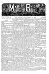Marine Record (Cleveland, OH), November 27, 1884