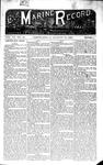 Marine Record (Cleveland, OH), August 20, 1885