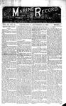 Marine Record (Cleveland, OH), September 24, 1885