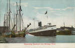 Steamship Eastland and Chicago River