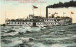 R. and O. Navigation Co.'s Steamer "Prescott" running Lachine Rapids near Montreal