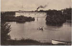 Steamer "Monarch" in the Soo River