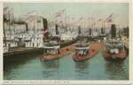 Blockade of Boats, Sault Ste. Marie, Mich.