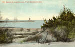 Beach & Lighthouse, Port Maitland, Ont.