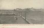 Steamer "Mataafa" striking pier at end of Duluth Ship Canal