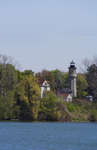 Fort Niagara lighthouse from across the river