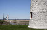 The range lights at the mouth of the Thames River