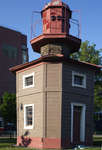 Queen's Wharf Lighthouse on Lakeshore Drive, Toronto