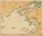 Lake Ontario Coast Chart No. 1. from Prince Edward Point, Ont. and Stony Point, N.Y. to Grindstone Island, St. Lawrence River. 1922