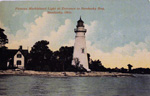 Famous Marblehead Light at Entrance to Sandusky Bay, Sandusky, Ohio