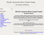 The St. Lawrence River Canals Vessel