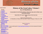 History of the Great Lakes. Volume I