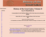 History of the Great Lakes. Volume II