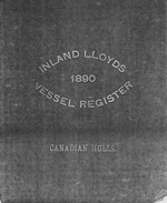 Inland Lloyds 1890 Vessel Register: Canadian Hulls
