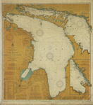 General Chart of Lake Huron including Georgian Bay and North Channel. 1908