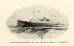 A package freighter of the Great Lakes -- S. S. CHEMUNG