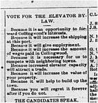 Vote For The Elevator By-law