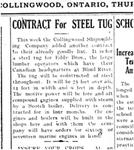 Contract For Steel Tug