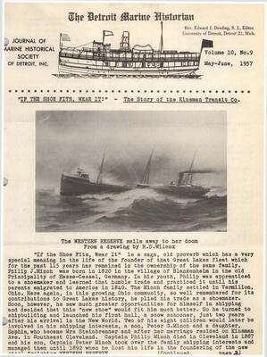 Detroit Marine Historian, v. 10, n. 9 (May-June 1957)