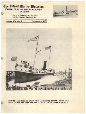 Detroit Marine Historian, v. 13, n. 4 (December 1959)