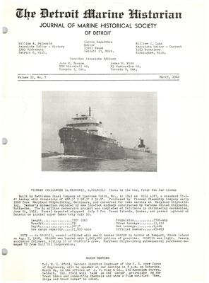 Detroit Marine Historian, v. 15, n. 7 (March 1962)