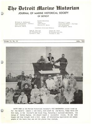 Detroit Marine Historian, v. 15, n. 11 (July 1962)