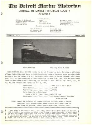 Detroit Marine Historian, v. 16, n. 7 (March 1963)