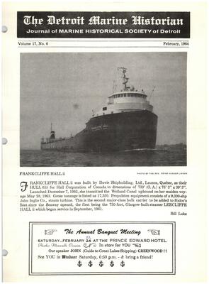 Detroit Marine Historian, v. 17, n. 6 (February 1964)