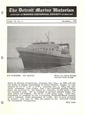 Detroit Marine Historian, v. 18, n. 4 (December 1964)