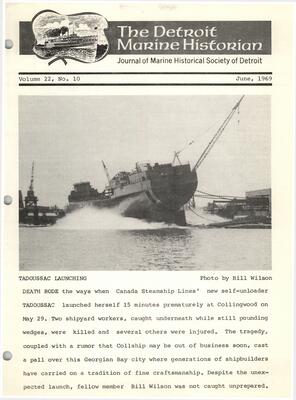 Detroit Marine Historian, v. 22, n. 10 (June 1969)