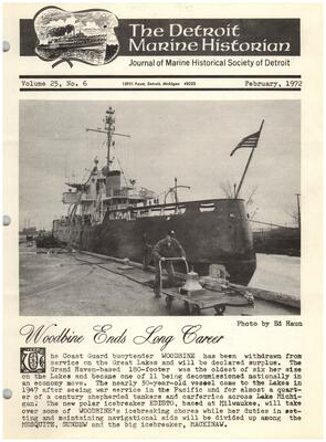 Detroit Marine Historian, v. 25, n. 6 (February 1972)