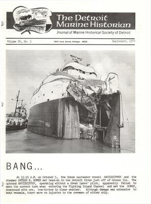 Detroit Marine Historian, v. 26, n. 1 (September 1972)