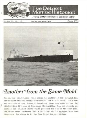 Detroit Marine Historian, v. 27, n. 10 (June 1974)