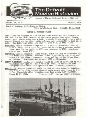 Detroit Marine Historian, v. 29, n. 12 (August 1976)