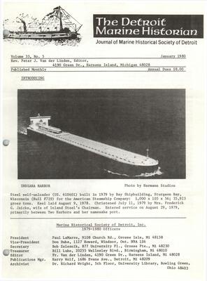 Detroit Marine Historian, v. 33, n. 5 (January 1980)