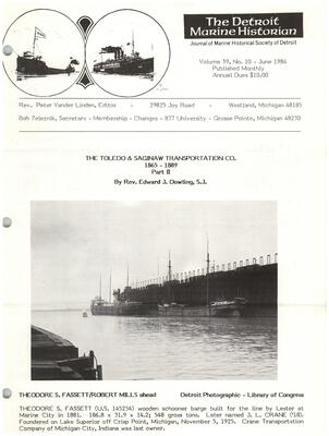 Detroit Marine Historian, v. 39, n. 10 (June 1986)