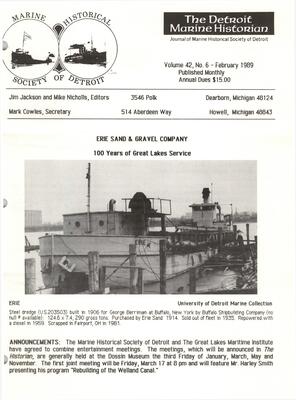 Detroit Marine Historian, v. 42, n. 6 (February 1989)