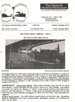 Detroit Marine Historian, v. 42, n. 7 (March 1989)