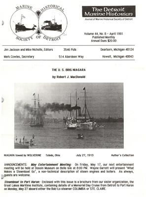 Detroit Marine Historian, v. 44, n. 8 (April 1991)