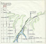 Plan of the Hamilton & NorthWestern Railway wharf, 1874