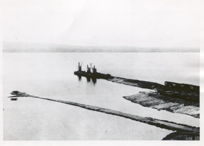 Hamilton Steel & Iron Company's wharf, 1900